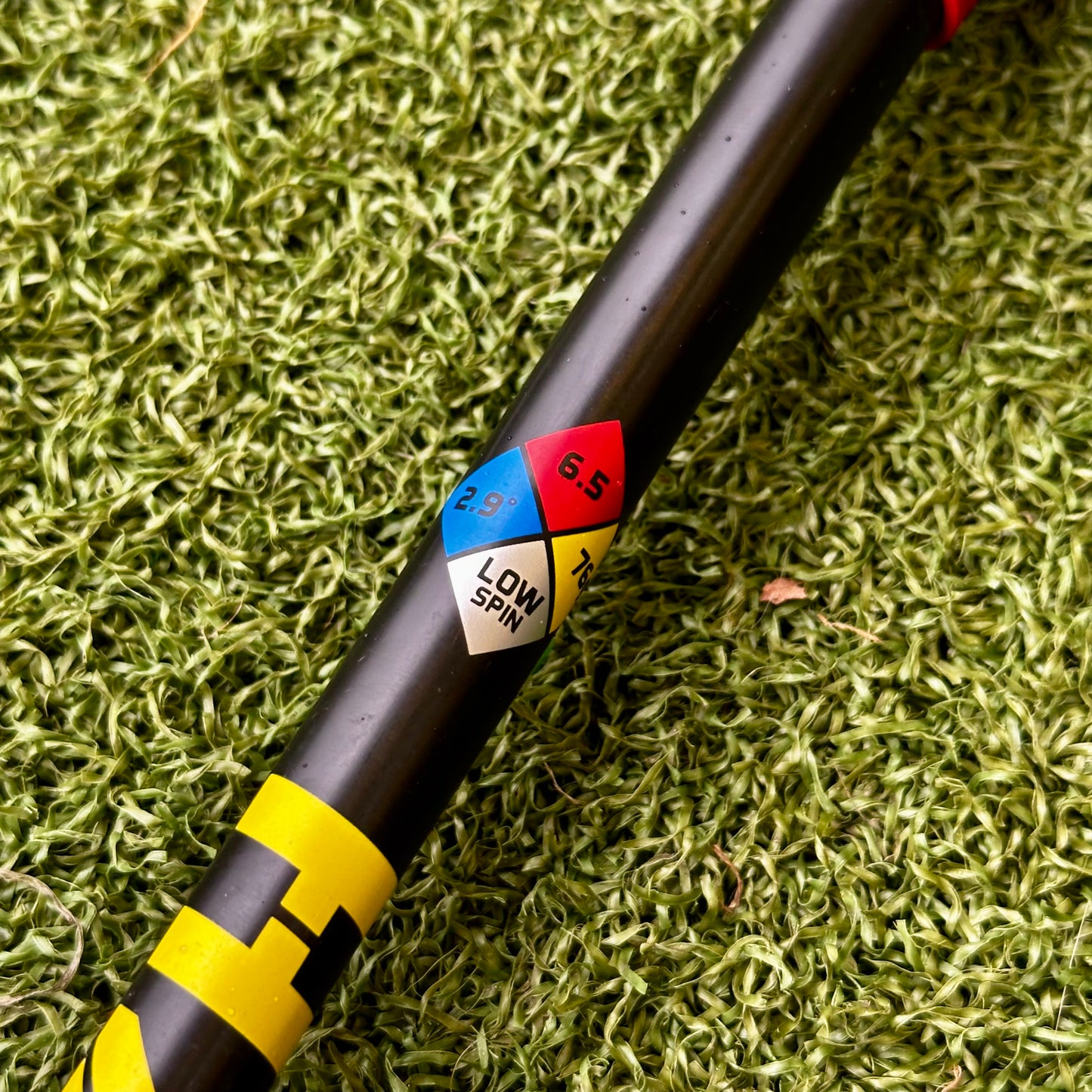 HZRDUS Yellow 76g 6.5 X-Stiff Flex Driver Shaft - Callaway Adapter - Pre Owned Golf