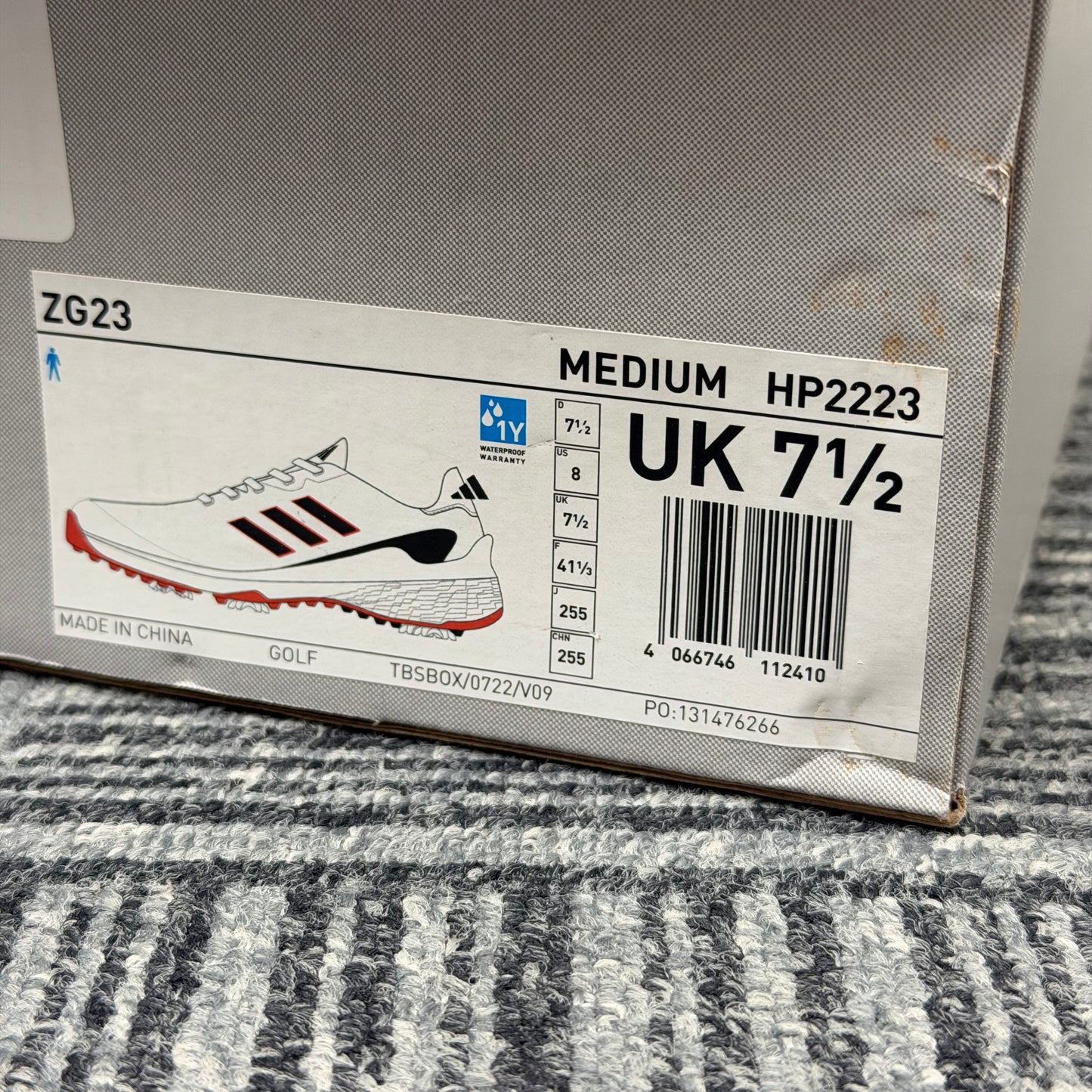 adidas ZG23 Men's Golf Shoes / UK 7.5