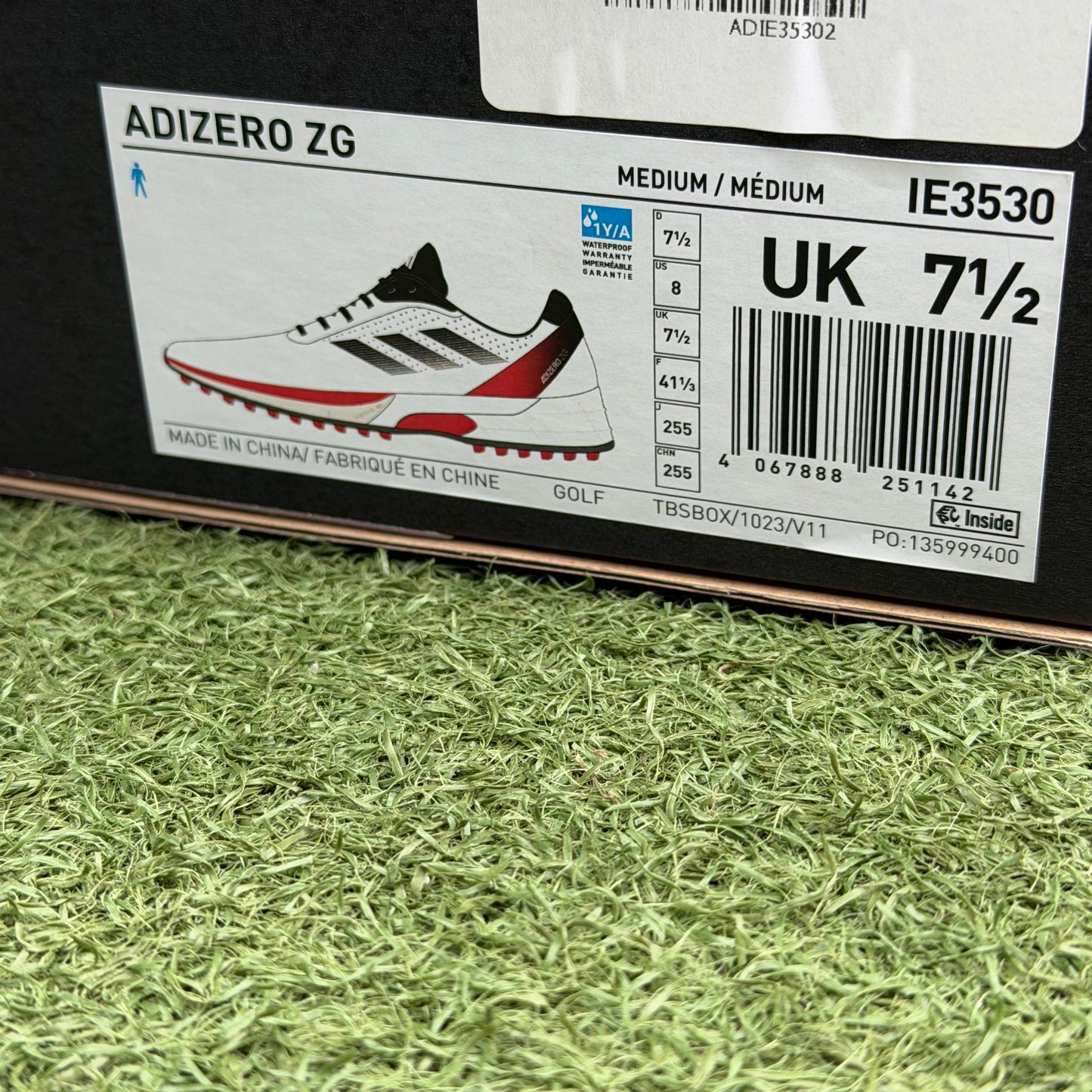 adidas Adizero ZG Men's Golf Shoes / UK 7.5