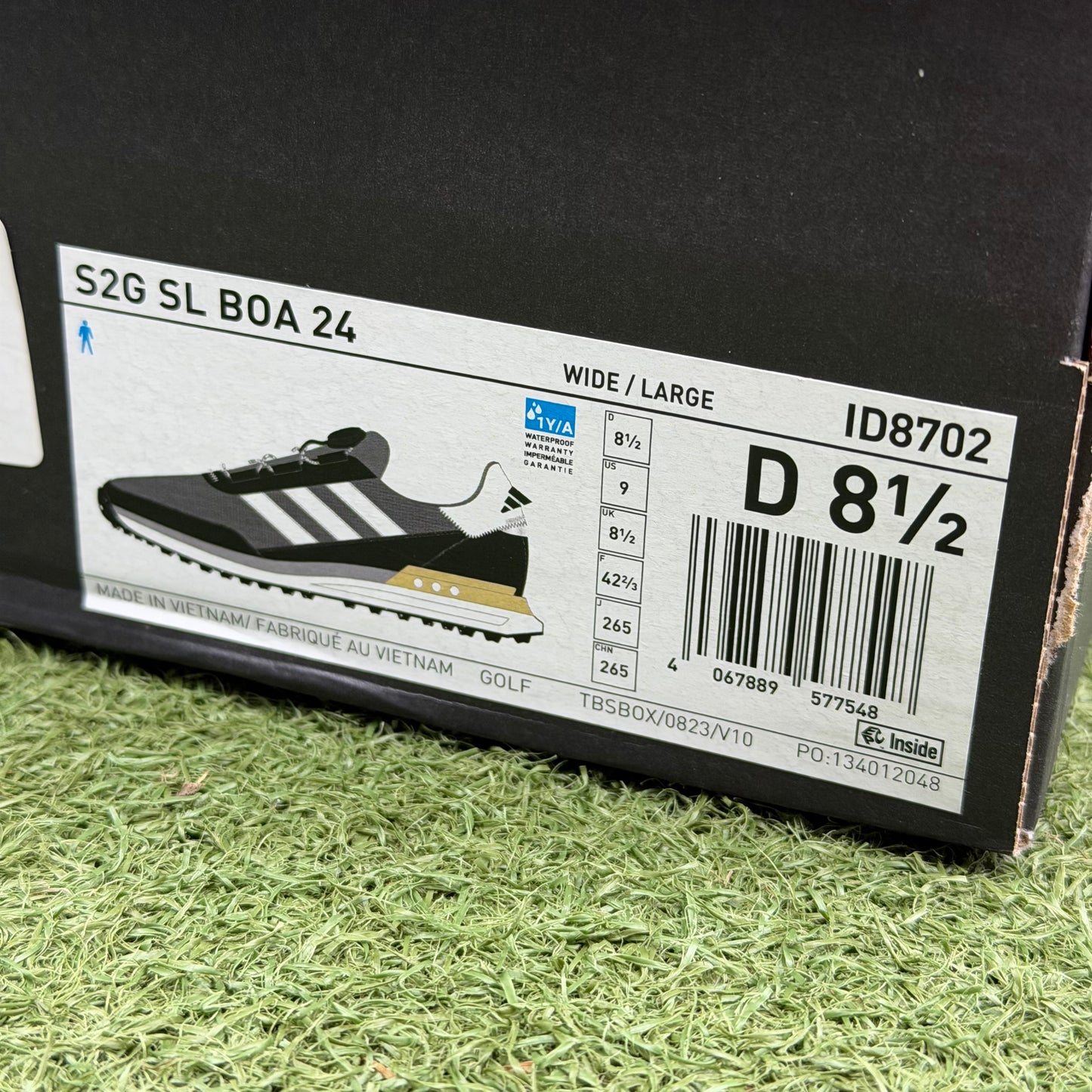 adidas S2G SL BOA 24 Men's Golf Shoes / UK 8.5 Wide