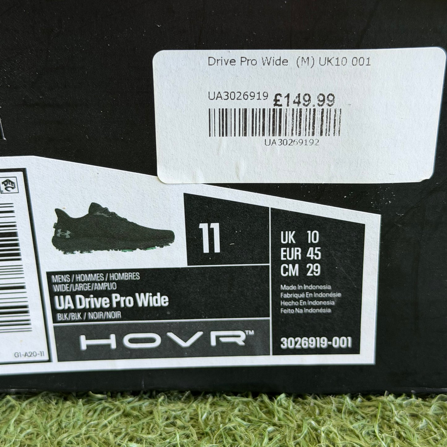 Under Armour Drive Pro Wide Men's Golf Shoes / UK 10