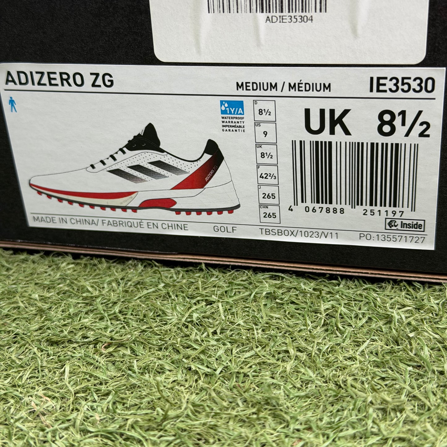 adidas Adizero ZG Men's Golf Shoes / UK 8.5