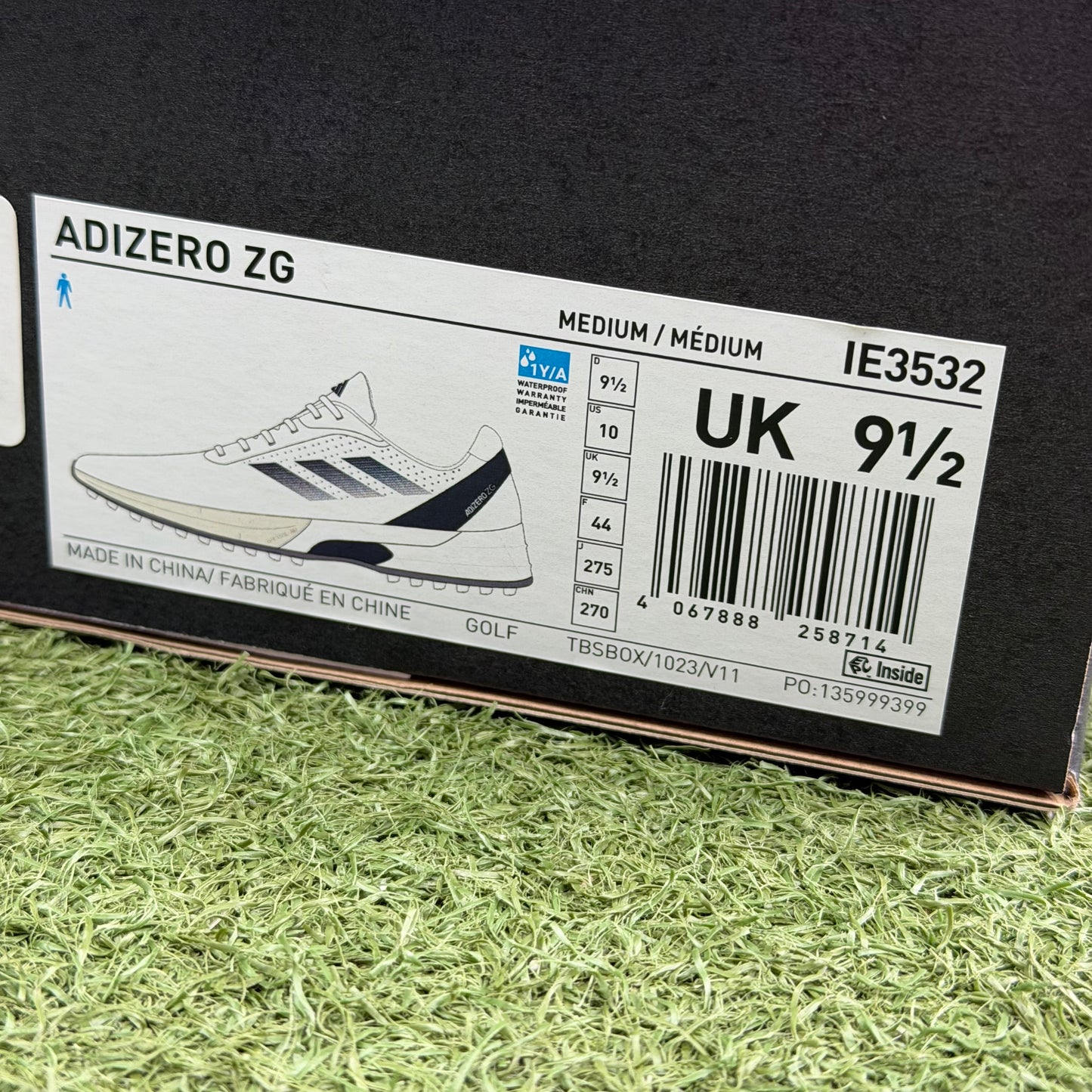 adidas Adizero ZG Men's Golf Shoes / UK 9.5