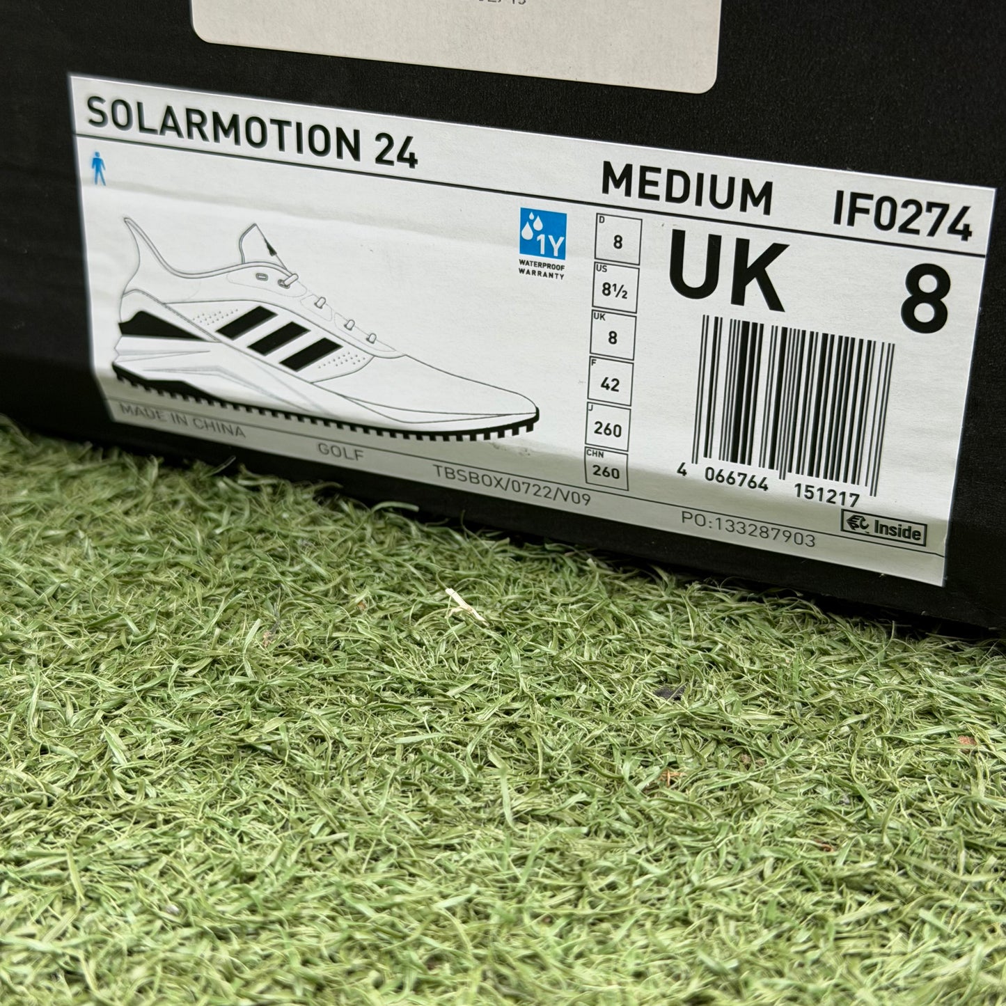 adidas Solarmotion Men's Golf Shoes / UK 8