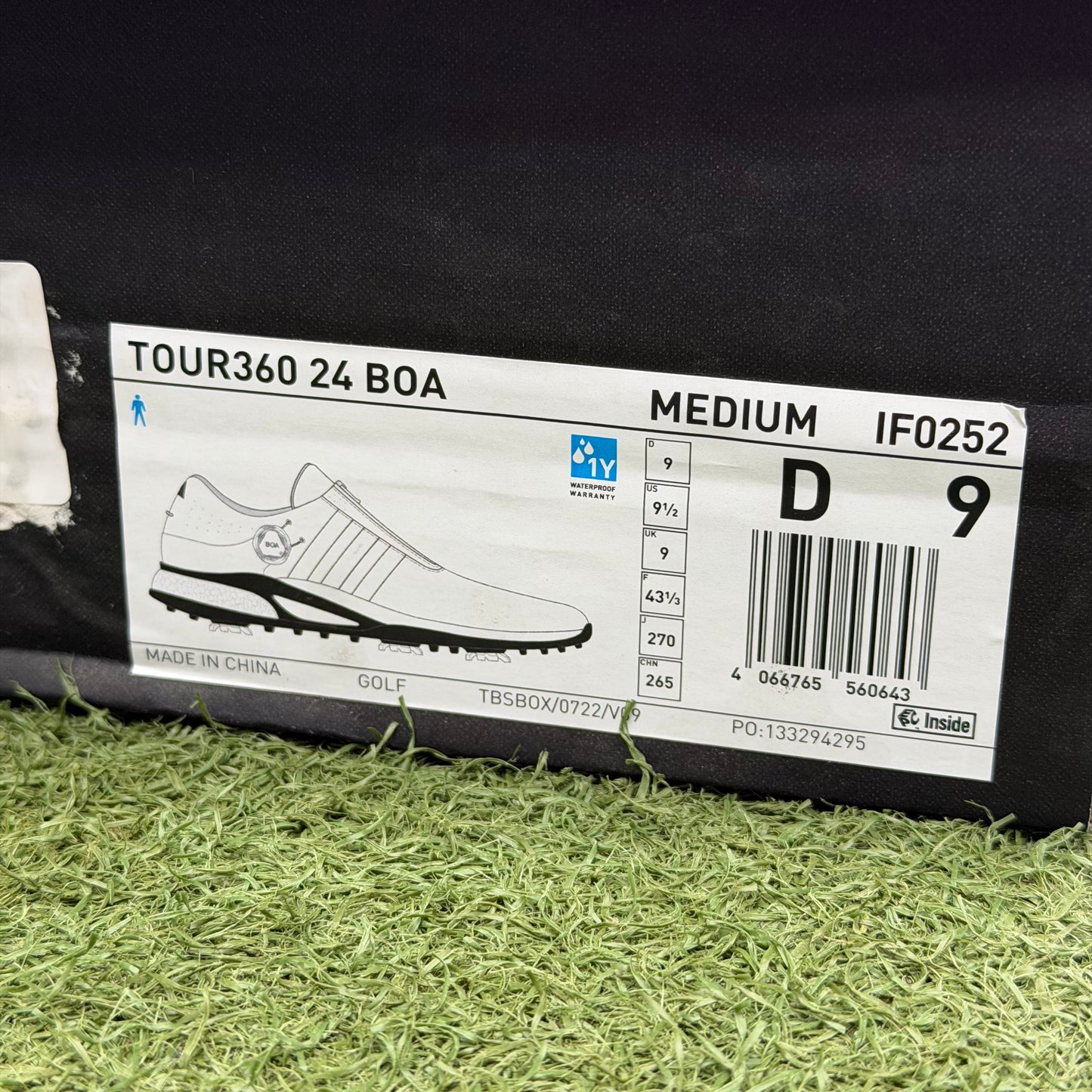 adidas Tour 360 24 BOA Men's Golf Shoes / UK 9