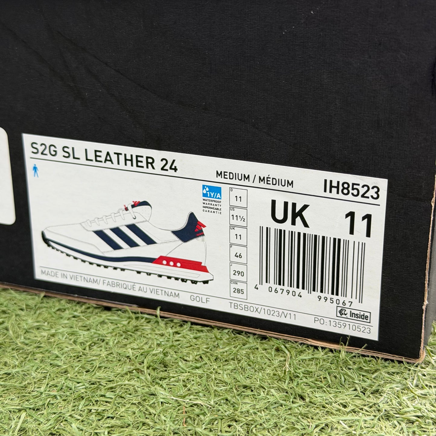 adidas S2G SL Leather 24 Men's Golf Shoes / UK 11