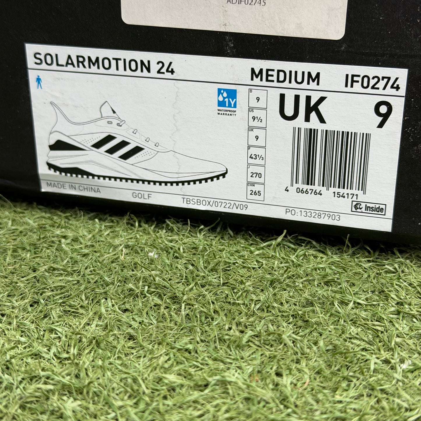 adidas Solarmotion Men's Golf Shoes / UK 9