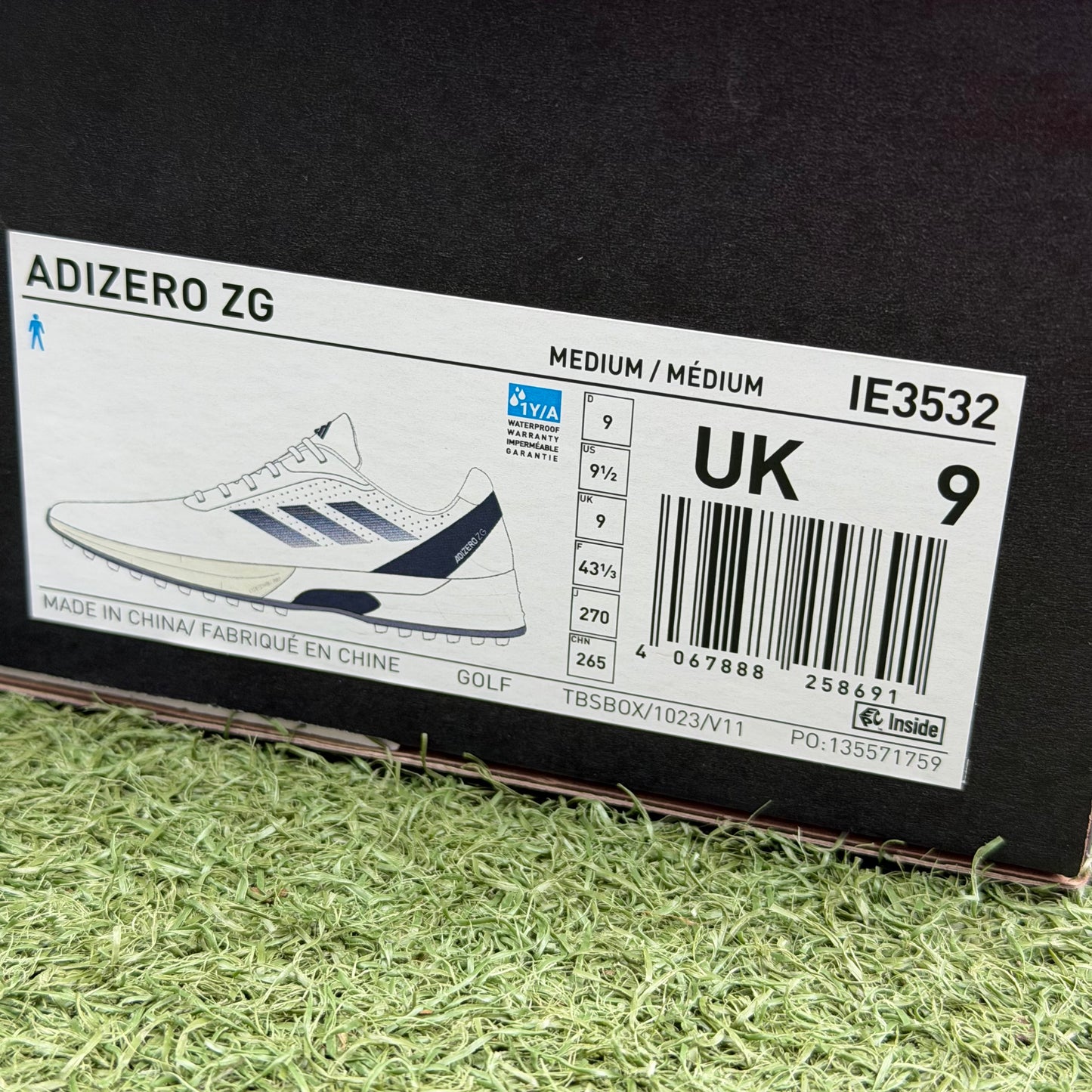 adidas Adizero ZG Men's Golf Shoes / UK 9