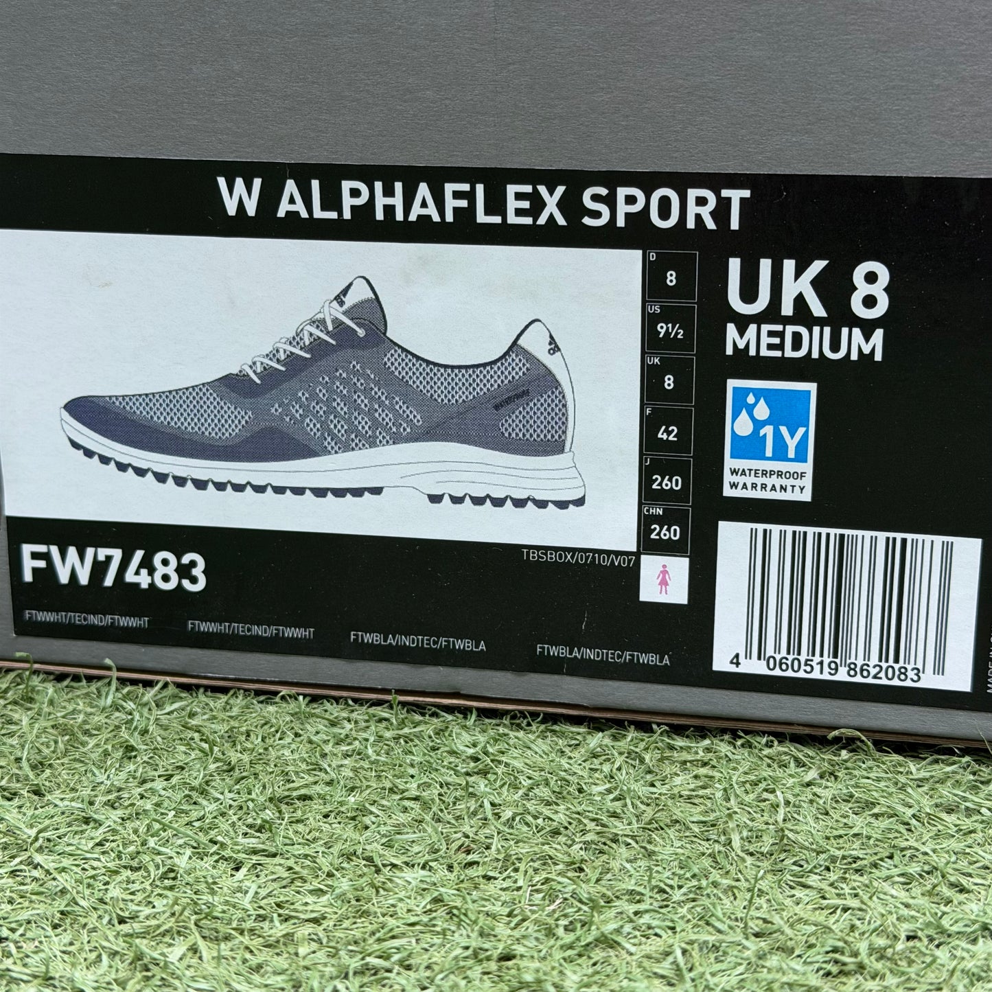 adidas Alphaflex Sport Women's Golf Shoes / UK 8