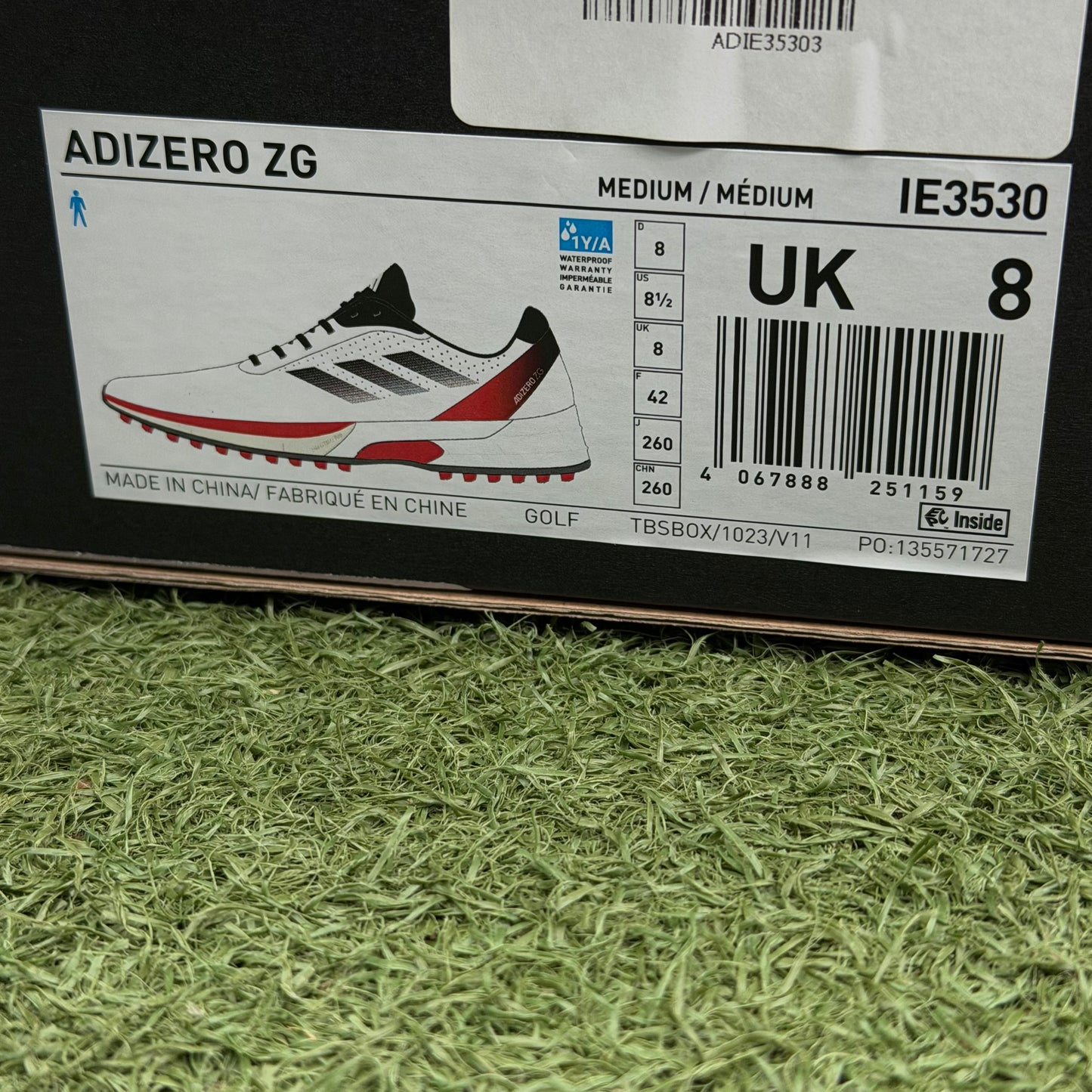 adidas Adizero ZG Men's Golf Shoes / UK 8