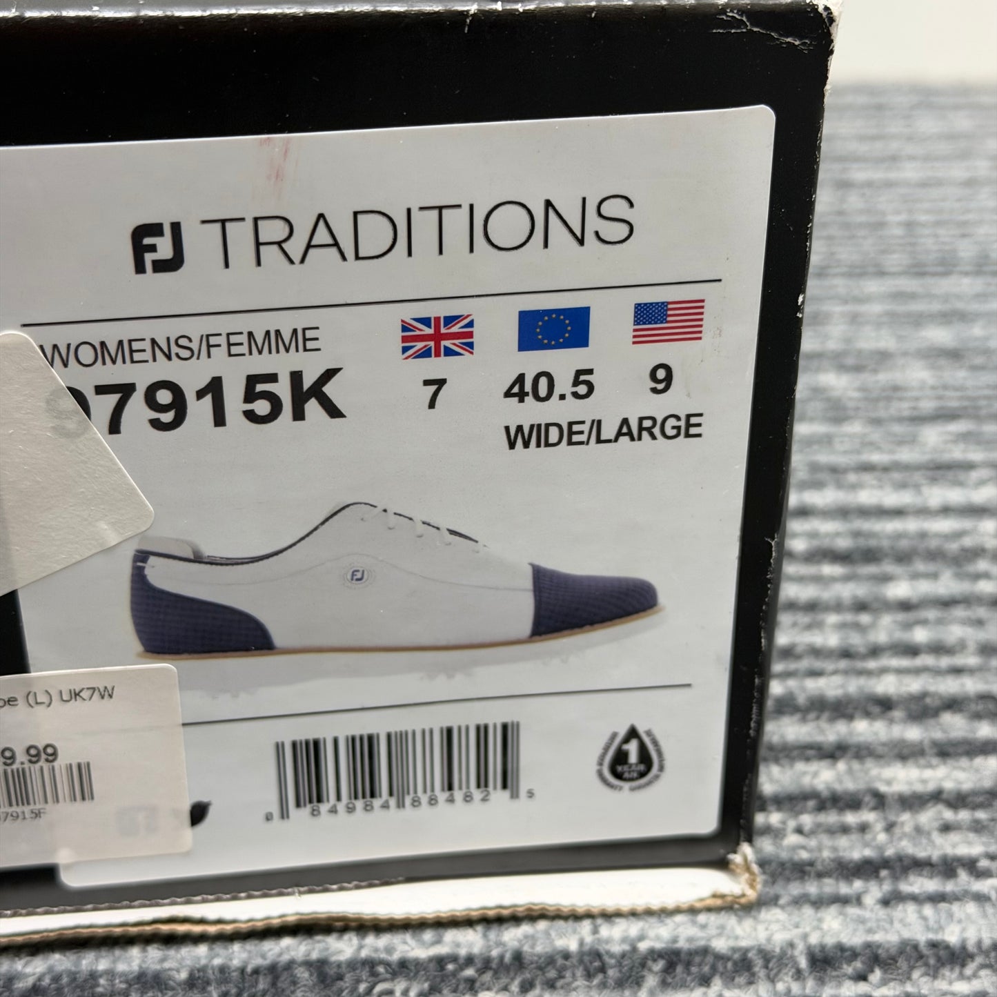 FootJoy Traditions Women's Golf Shoes / UK 7 (Wide)