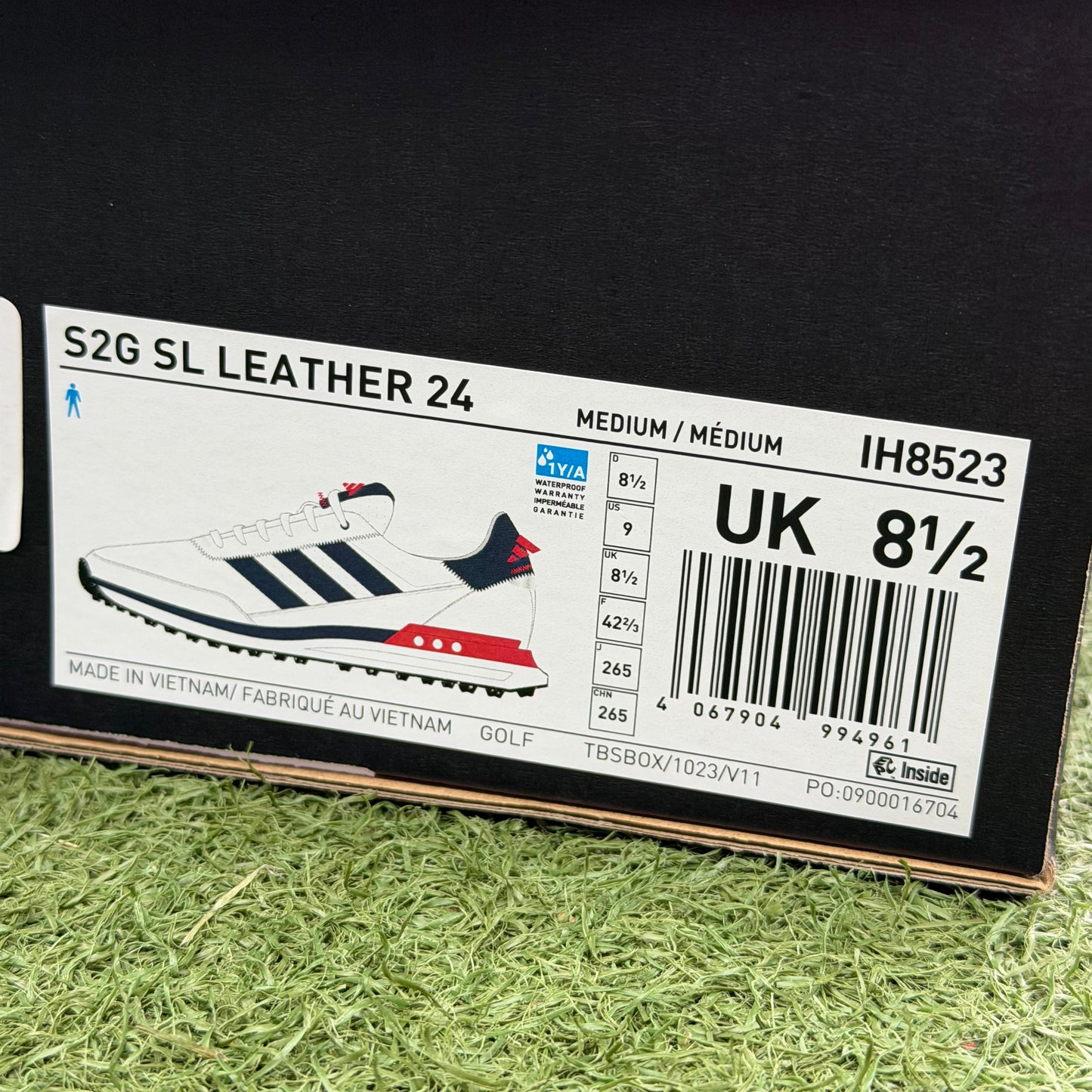 adidas S2G SL Leather 24 Men's Golf Shoes / UK 8.5