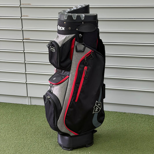 Wilson Staff iLock 3 Golf Cart Bag - Black/Grey/Red