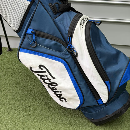 Titleist Golf Stand Bag Navy/White/Blue - Pre Owned Golf 