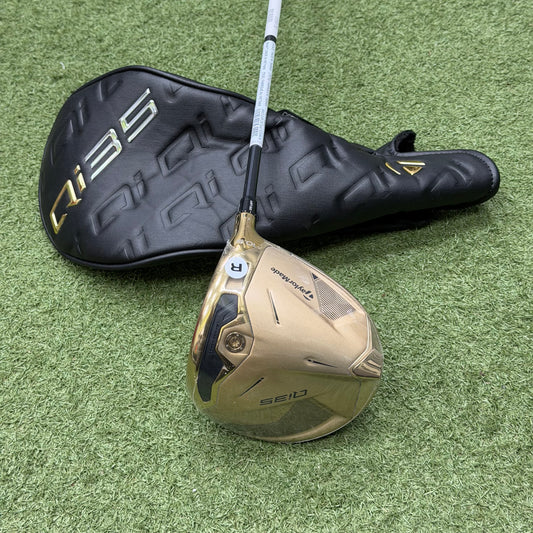 TaylorMade Qi35 Designer Series Gold Golf Driver / 10.5 Degree / Regular Flex
