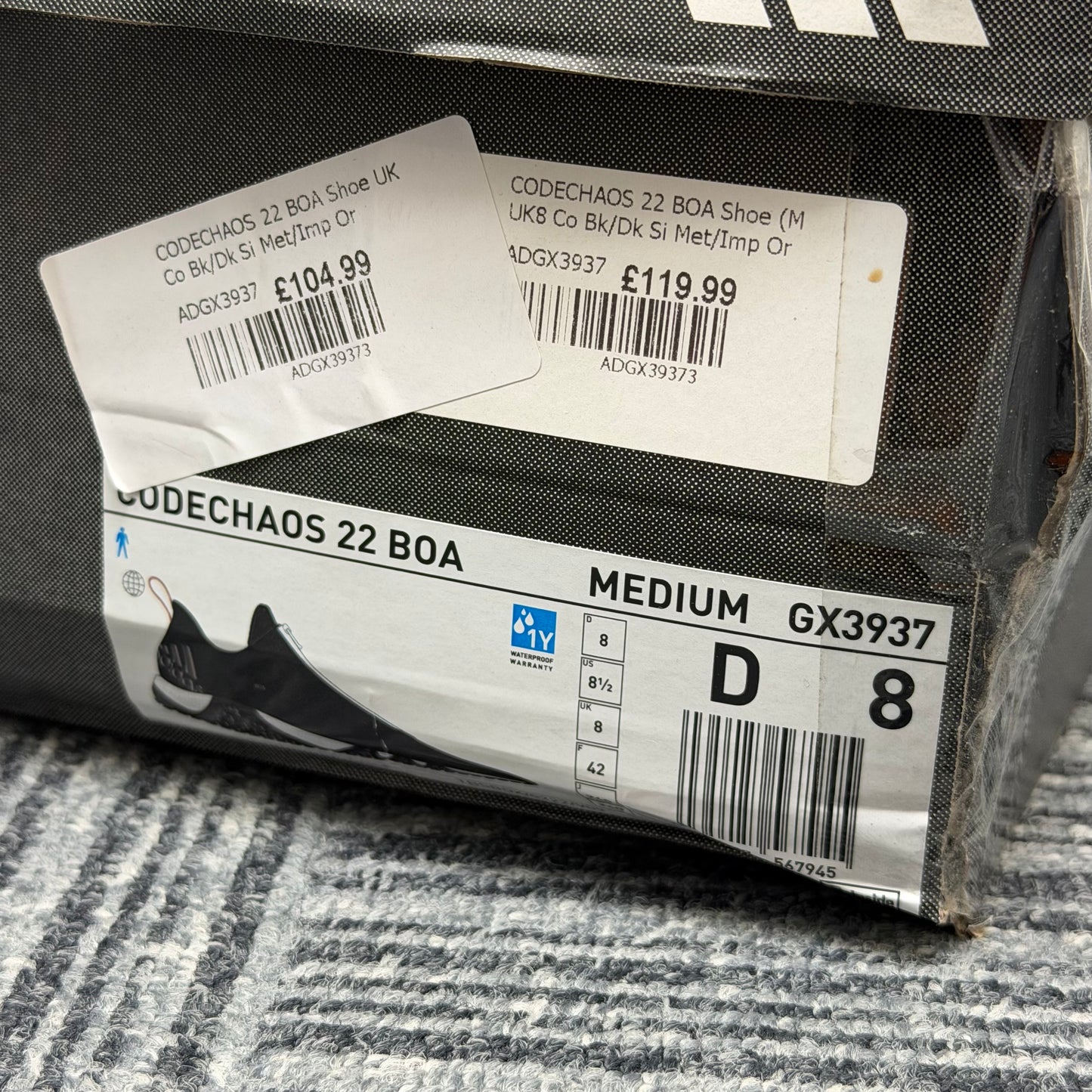 adidas Codechaos 22 BOA Men's Golf Shoes / UK 8