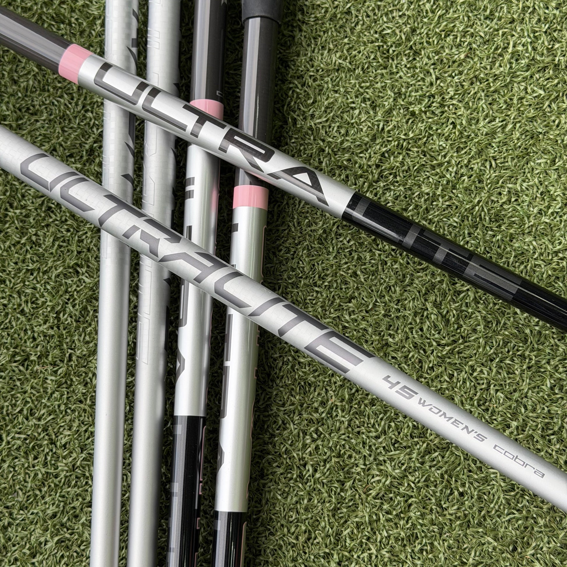 Cobra T-Rail Golf Iron Set / 6-SW / Ladies Flex Graphite Shafts - Pre Owned Golf 