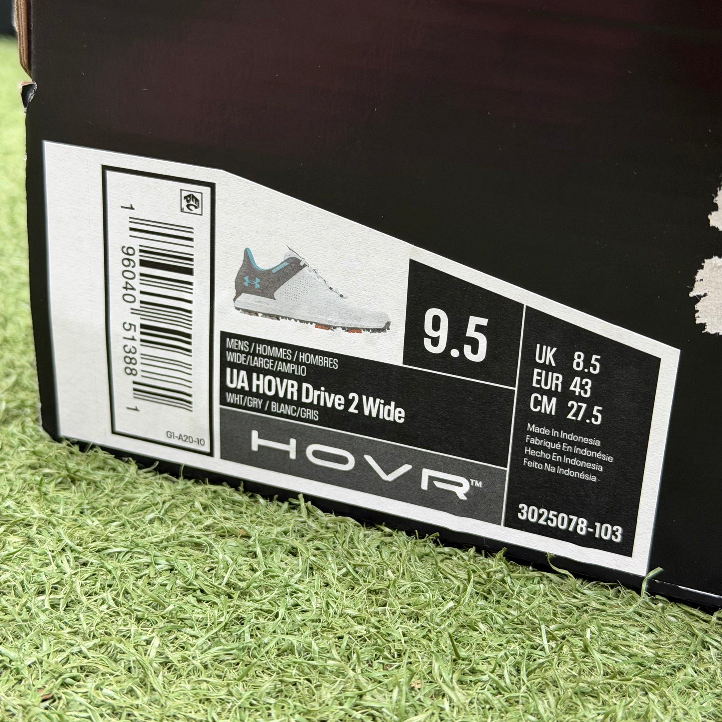 Under Armour HOVR Drive 2 Wide Men's Golf Shoe / UK 8.5