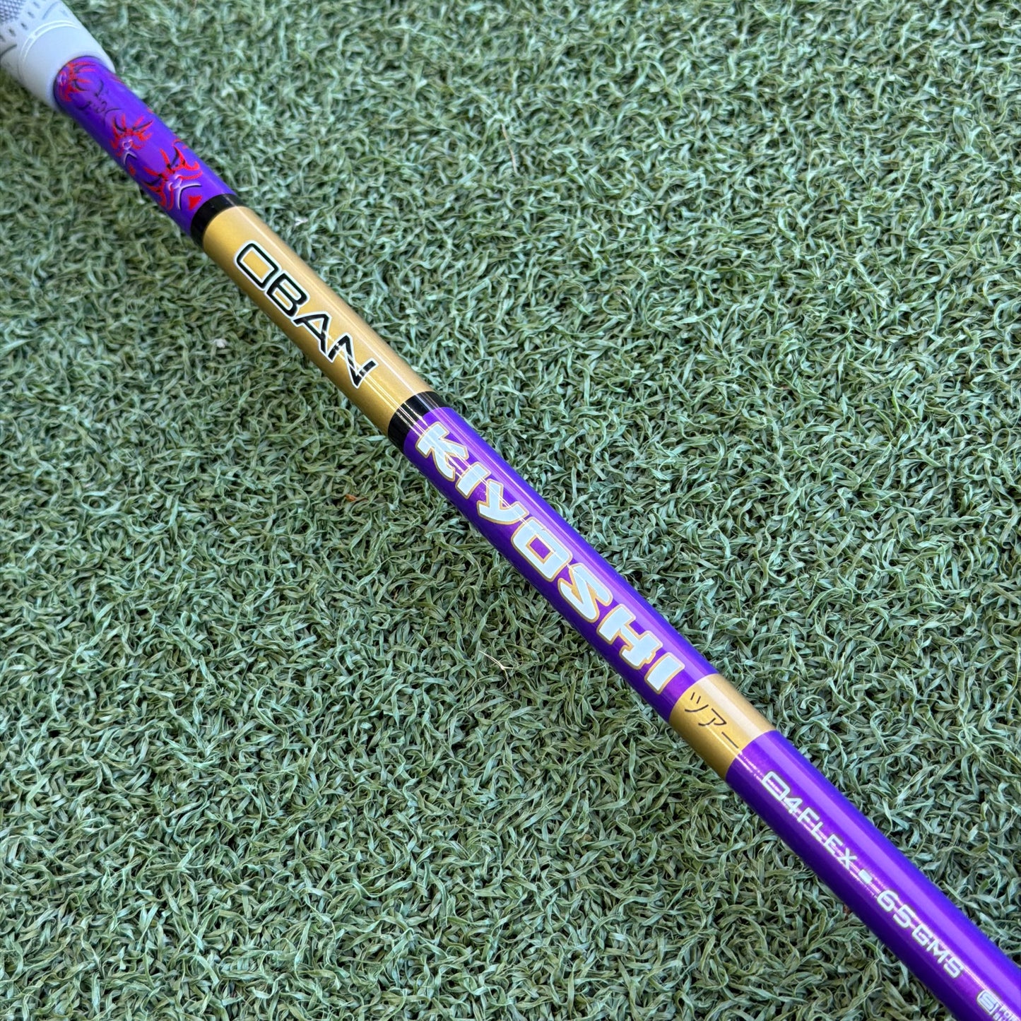 Oban Kiyoshi Purple 65 Driver Shaft / Stiff Flex / Callaway Adapter