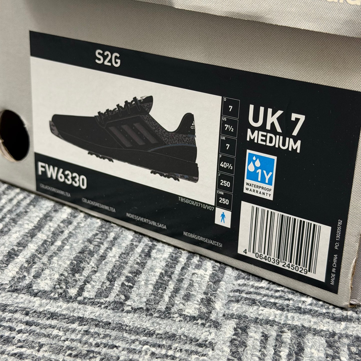 adidas S2G Men's Golf Shoes / UK 7