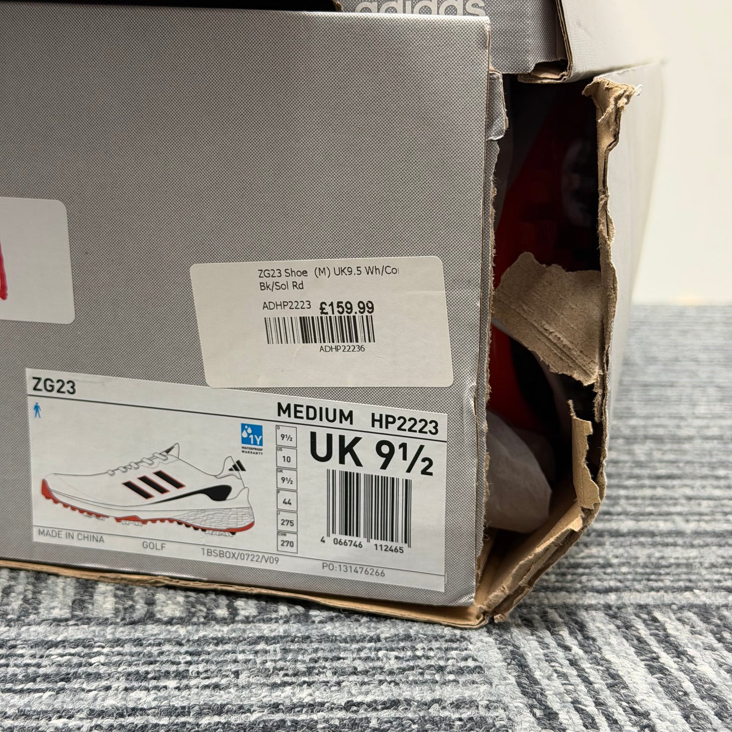 adidas ZG23 Men's Golf Shoes / UK 9.5
