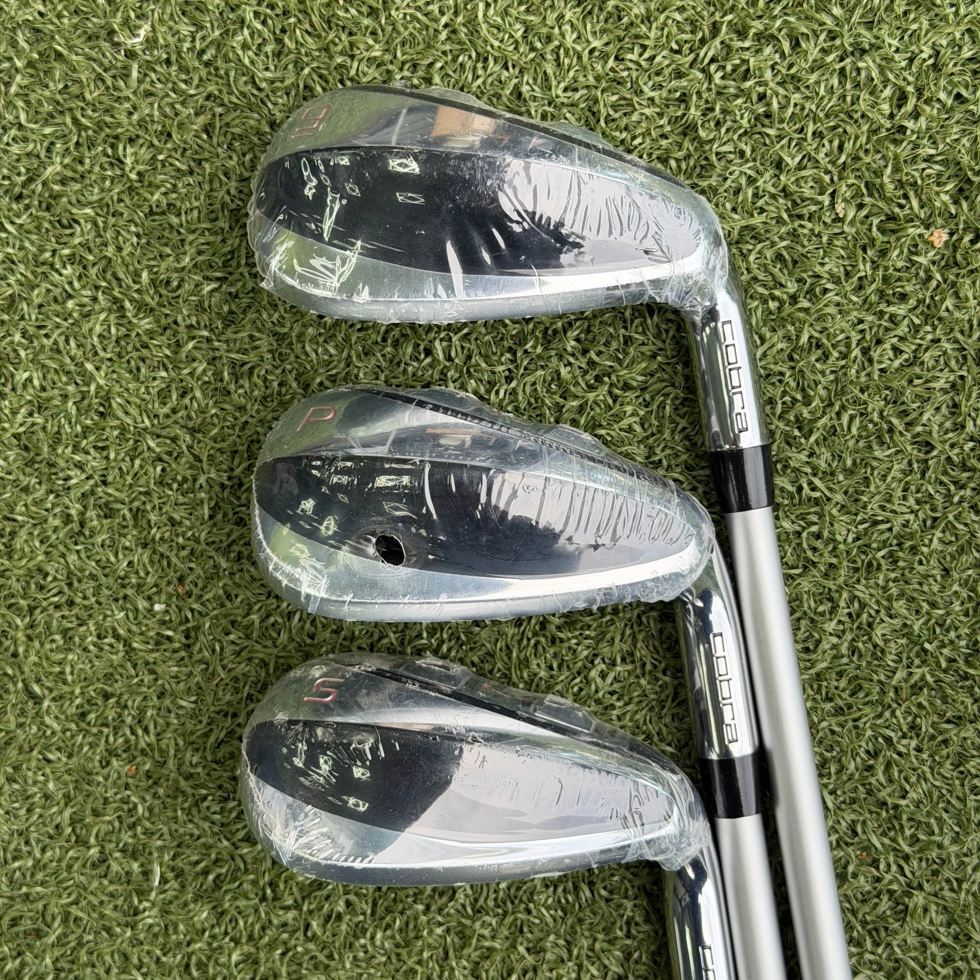 Cobra T-Rail Golf Iron Set / 6-SW / Ladies Flex Graphite Shafts - Pre Owned Golf 
