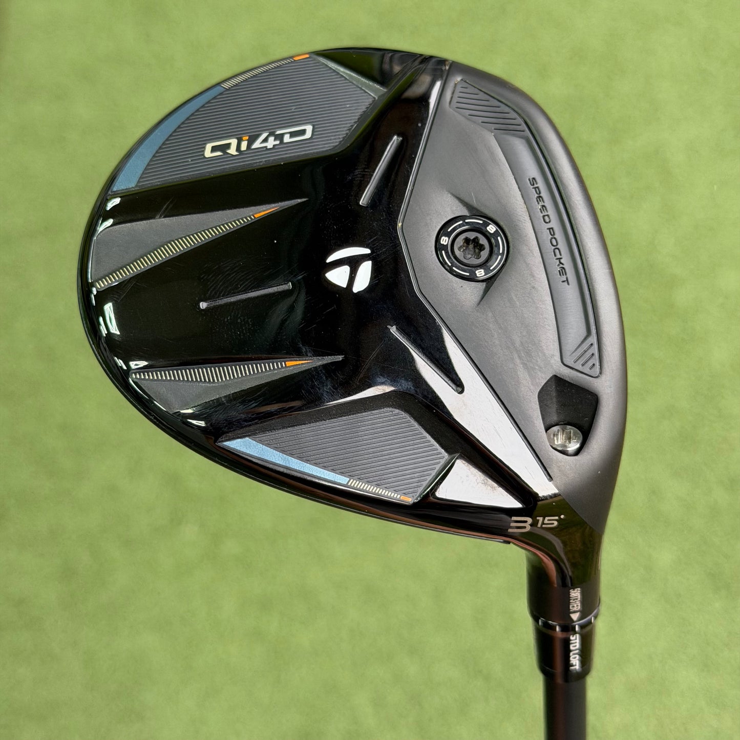 TaylorMade Qi4D #3 Fairway Wood / 15 Degree / X-Stiff Flex