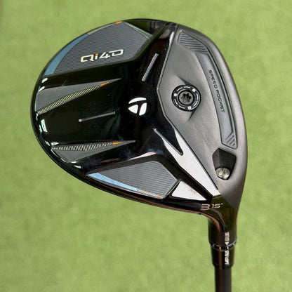 TaylorMade Qi4D #3 Fairway Wood / 15 Degree / X-Stiff Flex