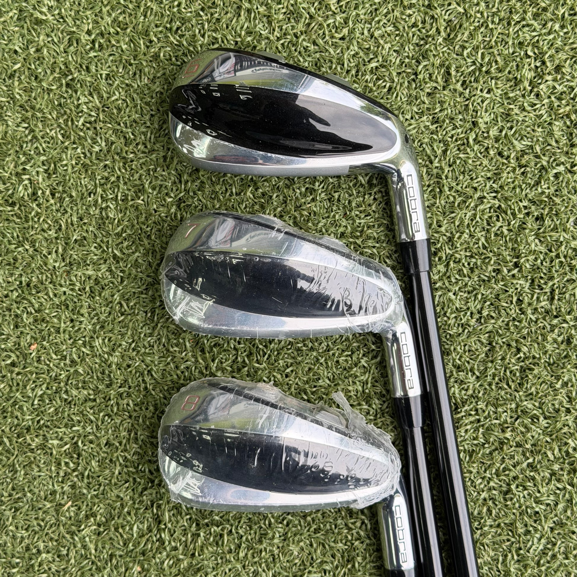 Cobra T-Rail Golf Iron Set / 6-SW / Ladies Flex Graphite Shafts - Pre Owned Golf 