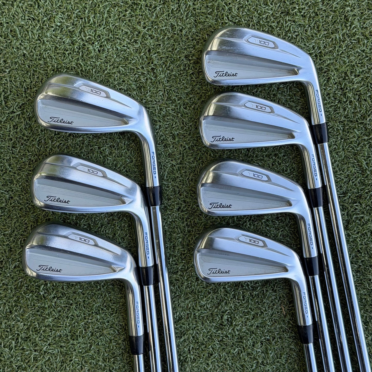 Titleist T100 (2021) Golf Iron Set / 4-PW / Stiff Flex