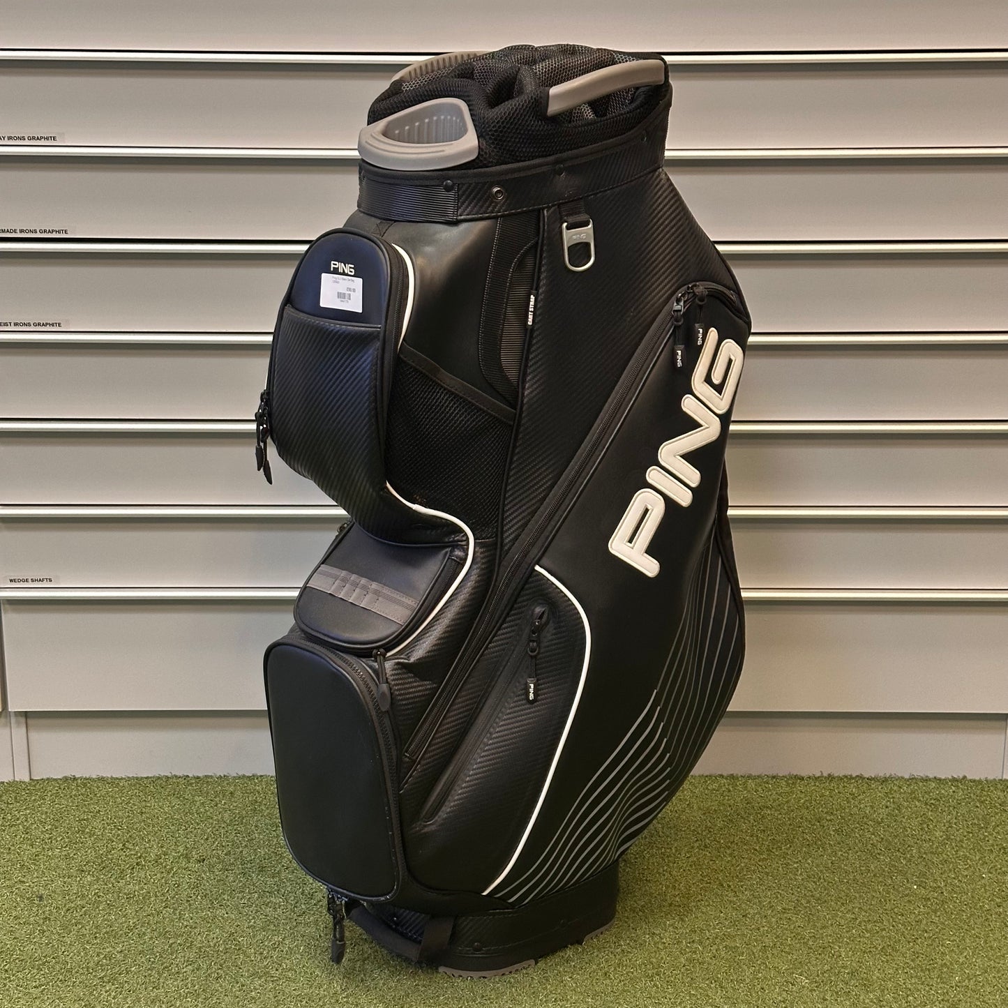 PING DLX Black Cart Bag
