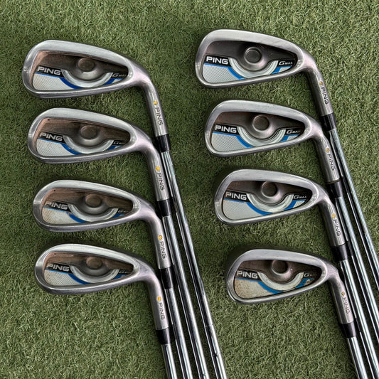 PING G-MAX Golf Iron Set / 5-PW+UW+SW / Regular Flex