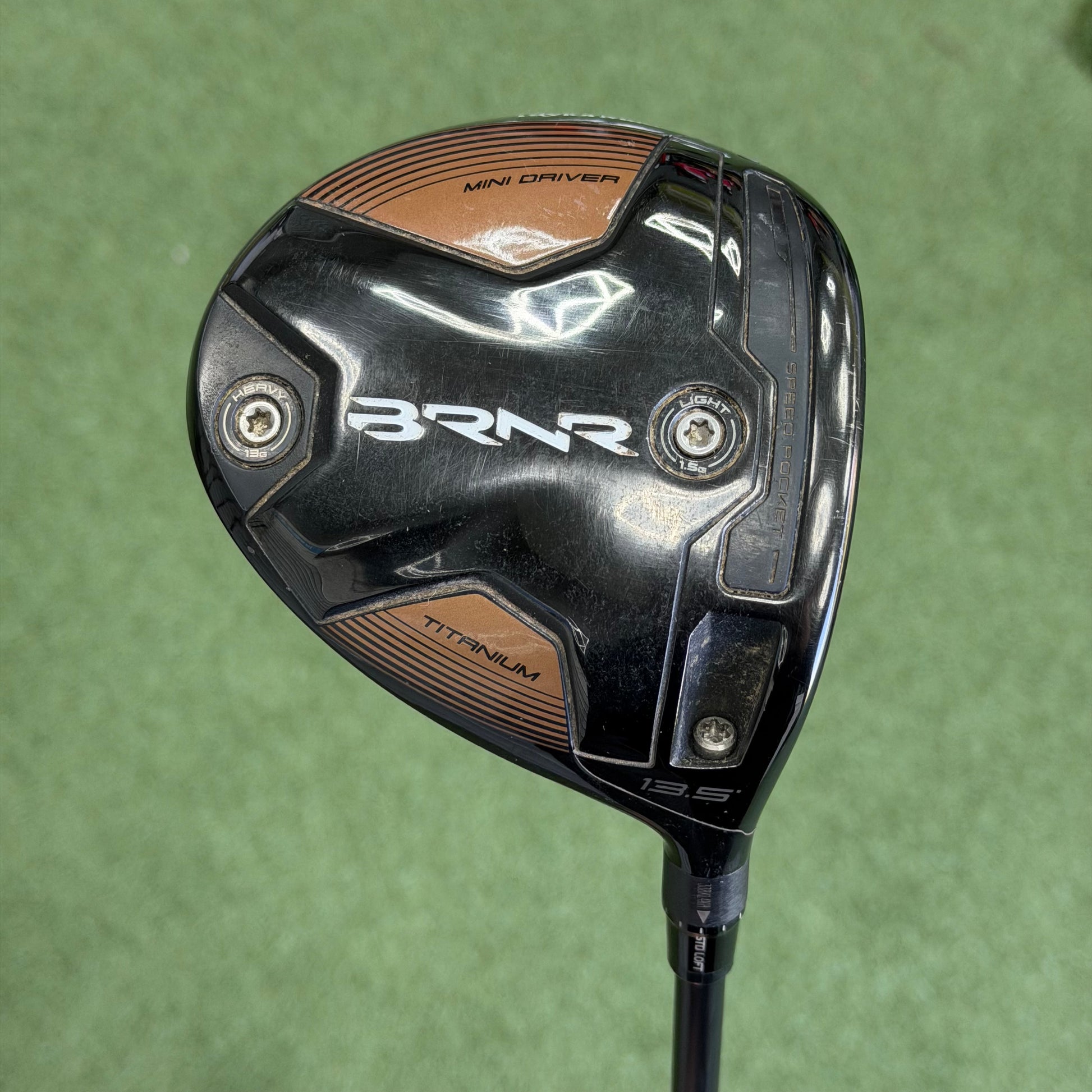 TaylorMade BRNR Mini Driver / 13.5 Degree / Stiff Flex - Pre Owned Golf 