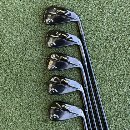 Callaway Epic Max Star Forged Golf Iron Set / 6-PW / Regular Flex Graphite Shafts