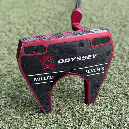 Odyssey Red Milled Seven X Golf Putter / 35 Inch