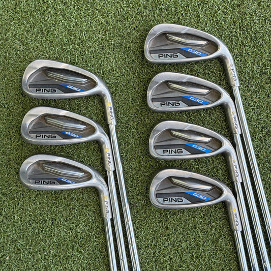 PING G30 Iron Set / 5-PW + SW / Stiff Flex