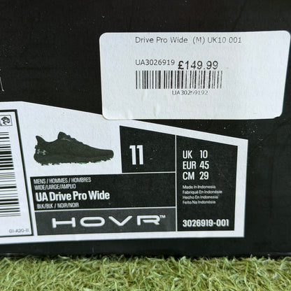 Under Armour Drive Pro Wide Men's Golf Shoes / UK 10 - Pre Owned Golf 