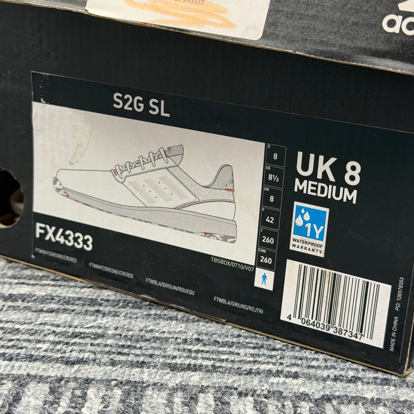 adidas S2G SL Men's Golf Shoes / UK 8