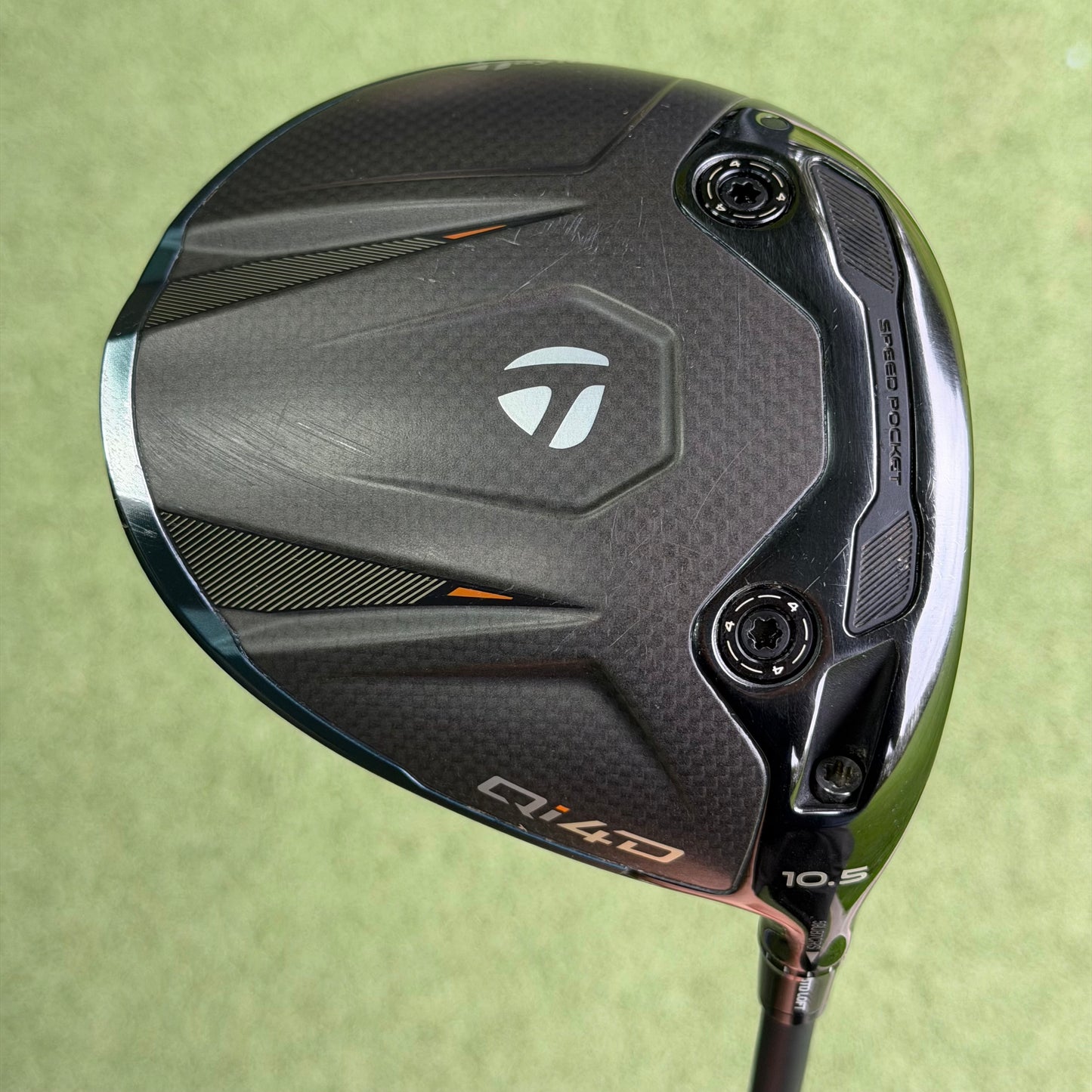 TaylorMade Qi4D Golf Driver / 10.5 Degree / Stiff Flex REAX 50