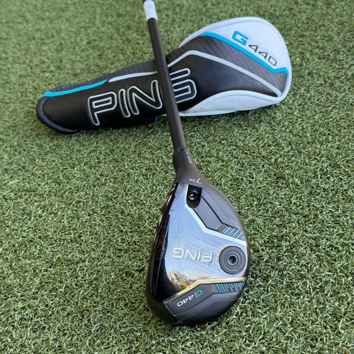 PING G440 #7 Hybrid / 34 Degree / Regular Flex Alta CB 70