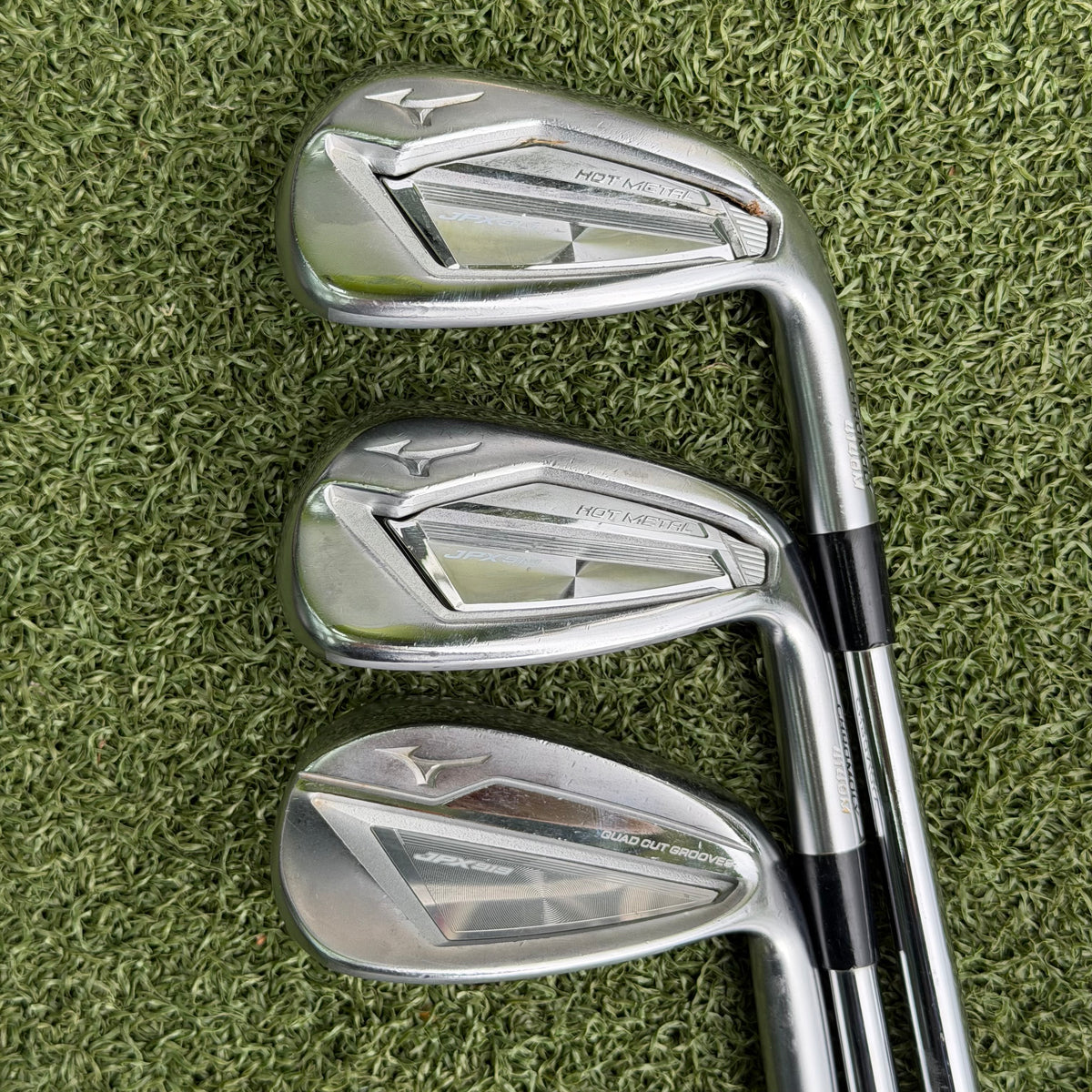 Mizuno JPX 919 Hot Metal Iron Set / 5-PW+GW / Stiff Flex