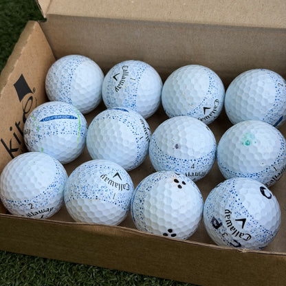Callaway Supersoft Blue Splatter Lake Ball Dozen (12 Balls)