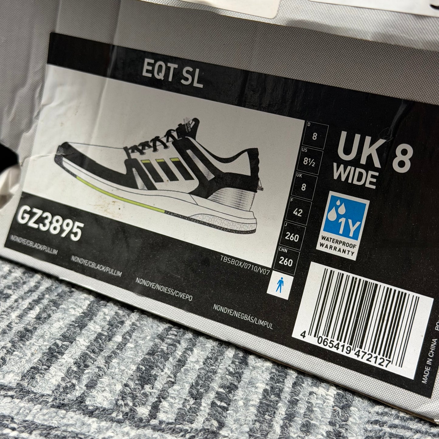 adidas EQT SL Men's Golf Shoes / UK 8 (Wide)