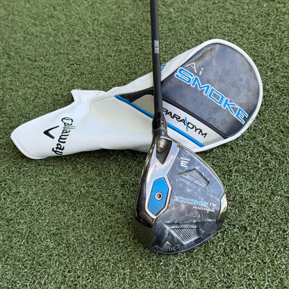 Callaway Paradym Ai Smoke Max #3 Fairway Wood / 15 Degree / Stiff Flex - Pre Owned Golf 