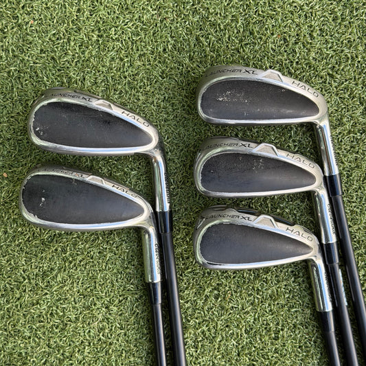 Cleveland Launcher XL Halo Golf Iron Set / 6-PW / Regular Flex Graphite Shafts