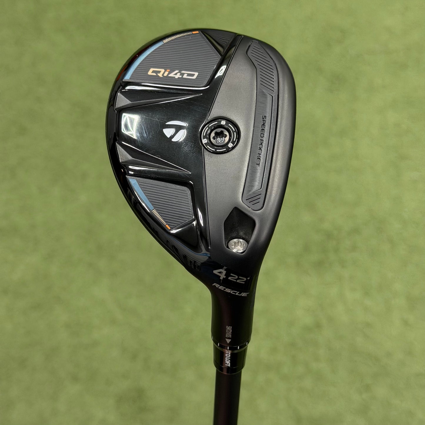 TaylorMade Qi4D #4 Hybrid / 22 Degree / Stiff Flex - Pre Owned Golf 