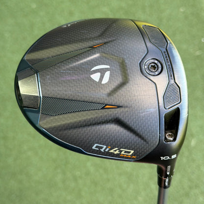 TaylorMade Qi4D Max Golf Driver / 10.5 Degree / Stiff Flex - Pre Owned Golf 