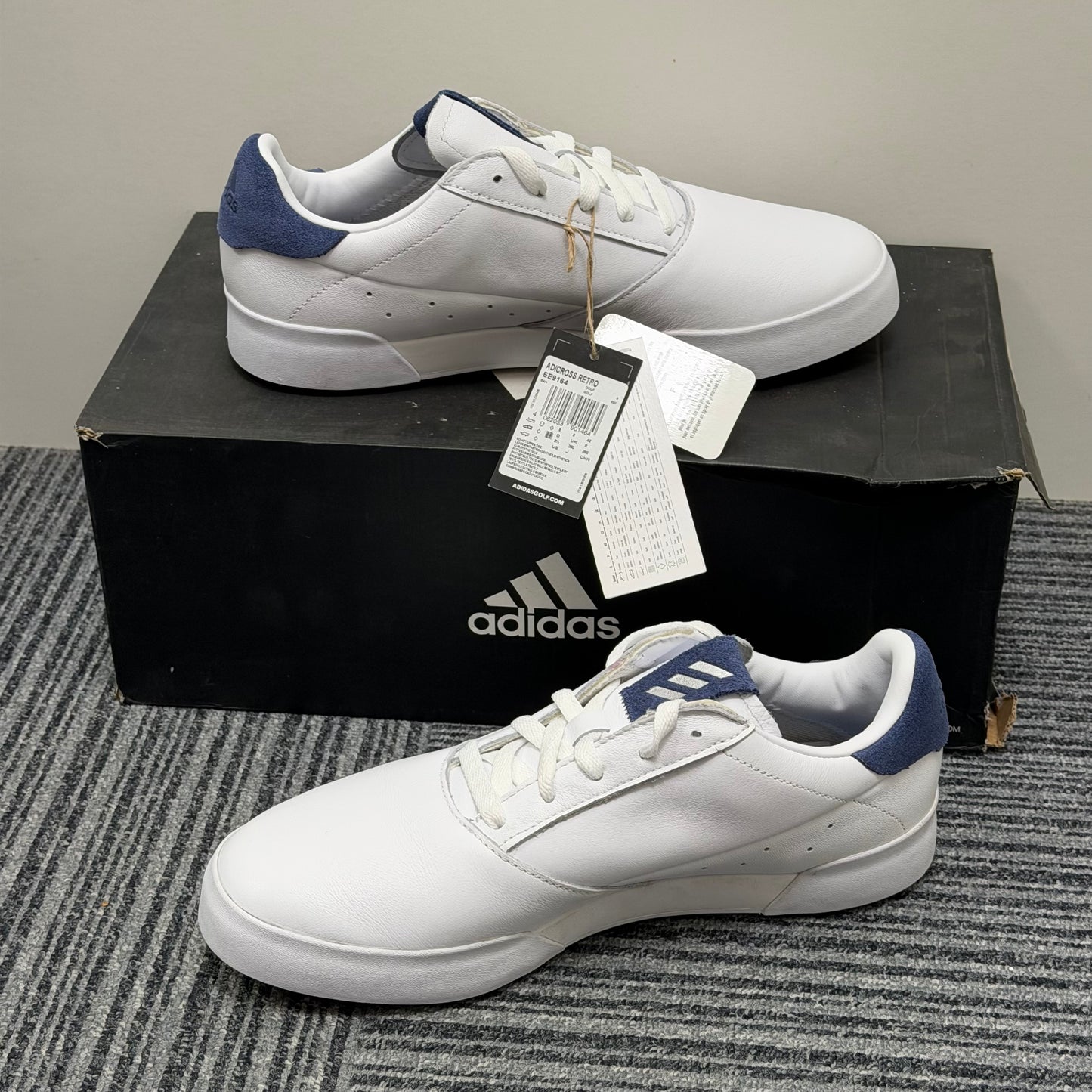 adidas Adicross Retro Men's Golf Shoes / UK 8 (Wide)