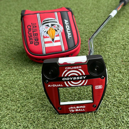 Odyssey Ai-DUAL Cruiser Jailbird 1/2 Ball DB Golf Putter / 38 Inch