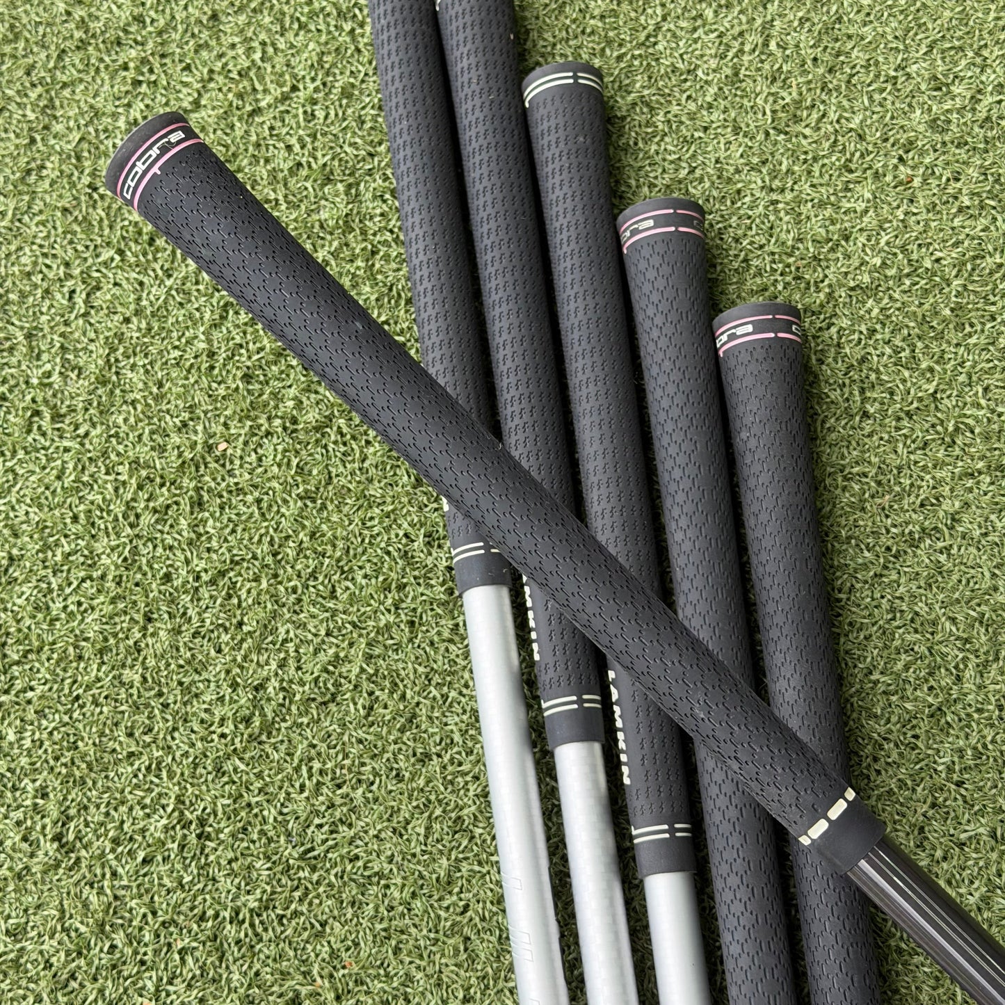 Cobra T-Rail Golf Iron Set / 6-SW / Ladies Flex Graphite Shafts - Pre Owned Golf 